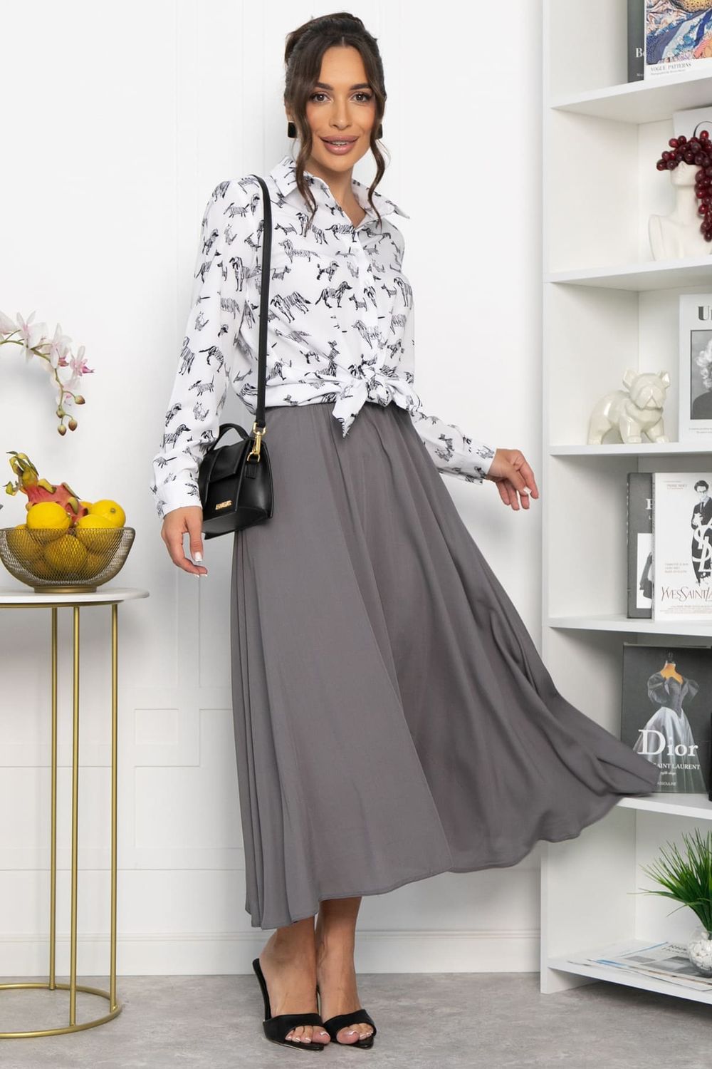 Юбка Сейла (серая) Ю13943-25М LT Collection