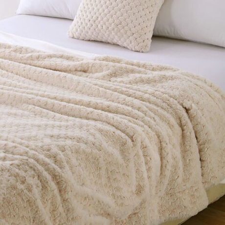 Плед 220х240 Sofi De MarkO Аврил кремовый