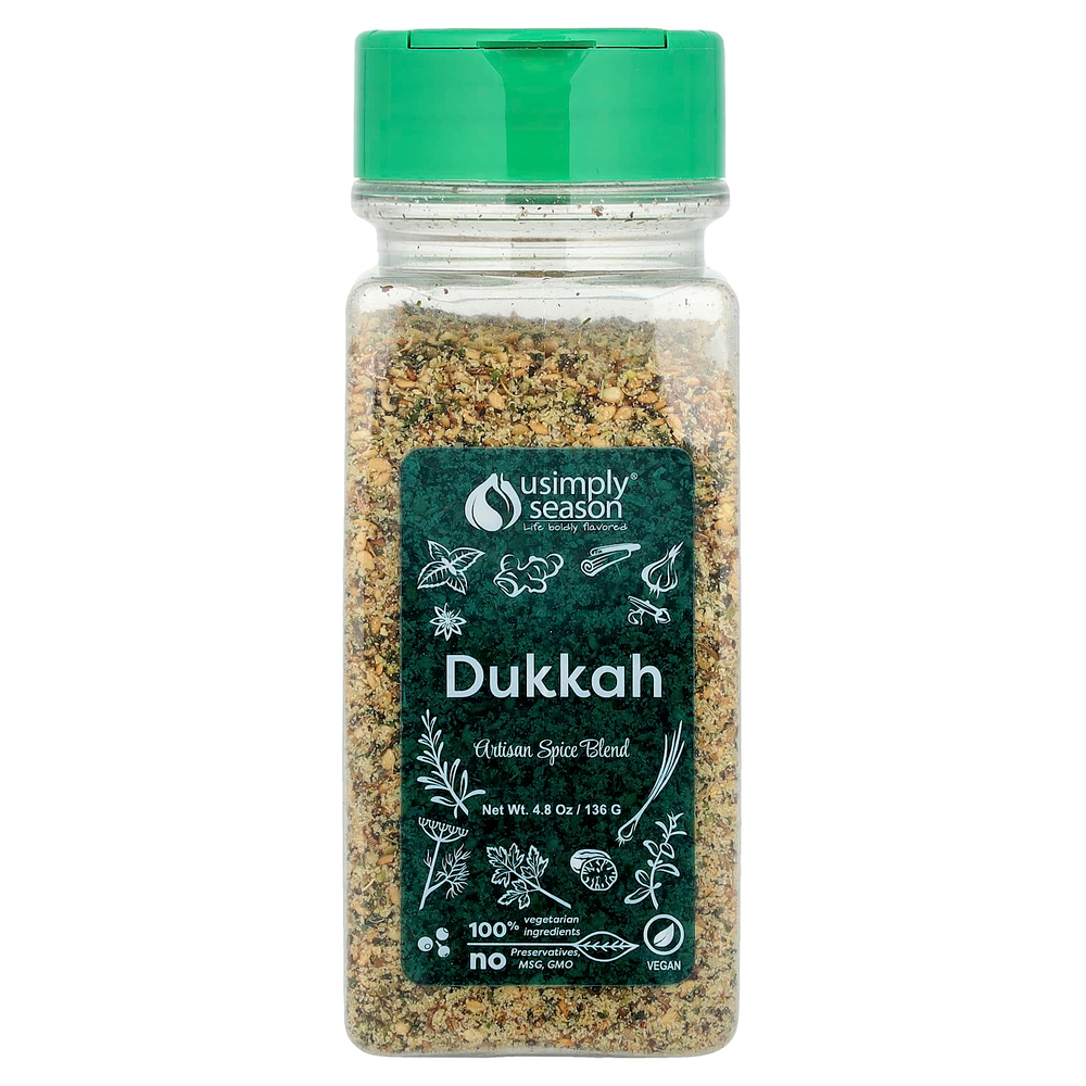 USimplySeason, Смесь специй Artisan, Dukkah, 136 г (4,8 унции)