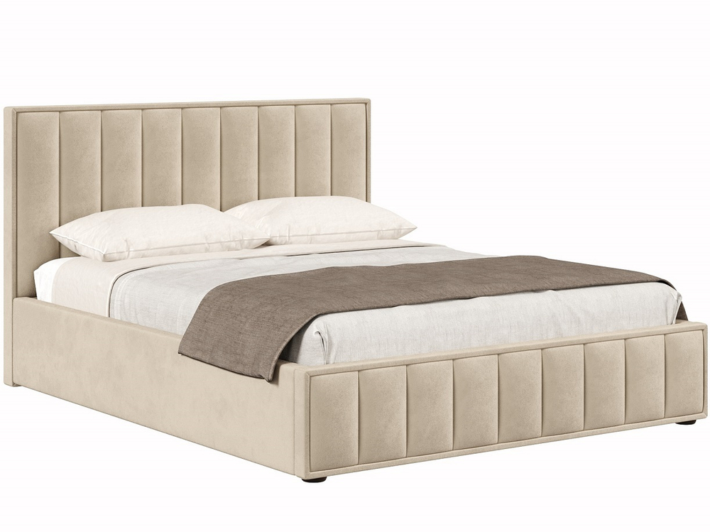 Кровать с подъёмным механизмом 1600 Анкона, бежевый