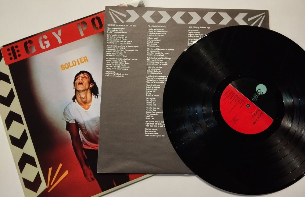 Винтажная виниловая пластинка LP Iggy Pop Soldier (USA 1999)