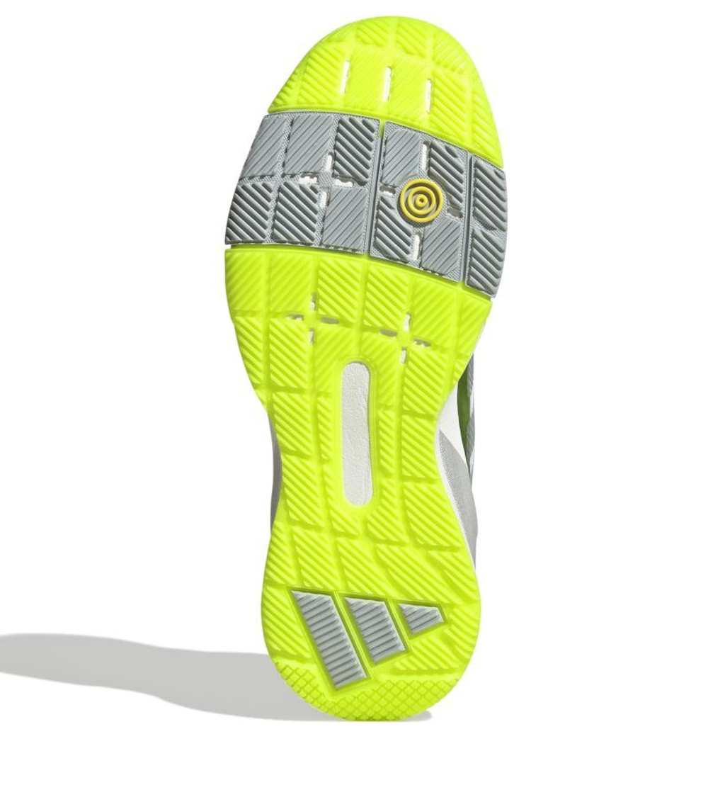 Женские кросовки для падел Adidas Crazyquick Lightstrike Padel W - lucid Lemon/silver Metallic/Wonder Silver