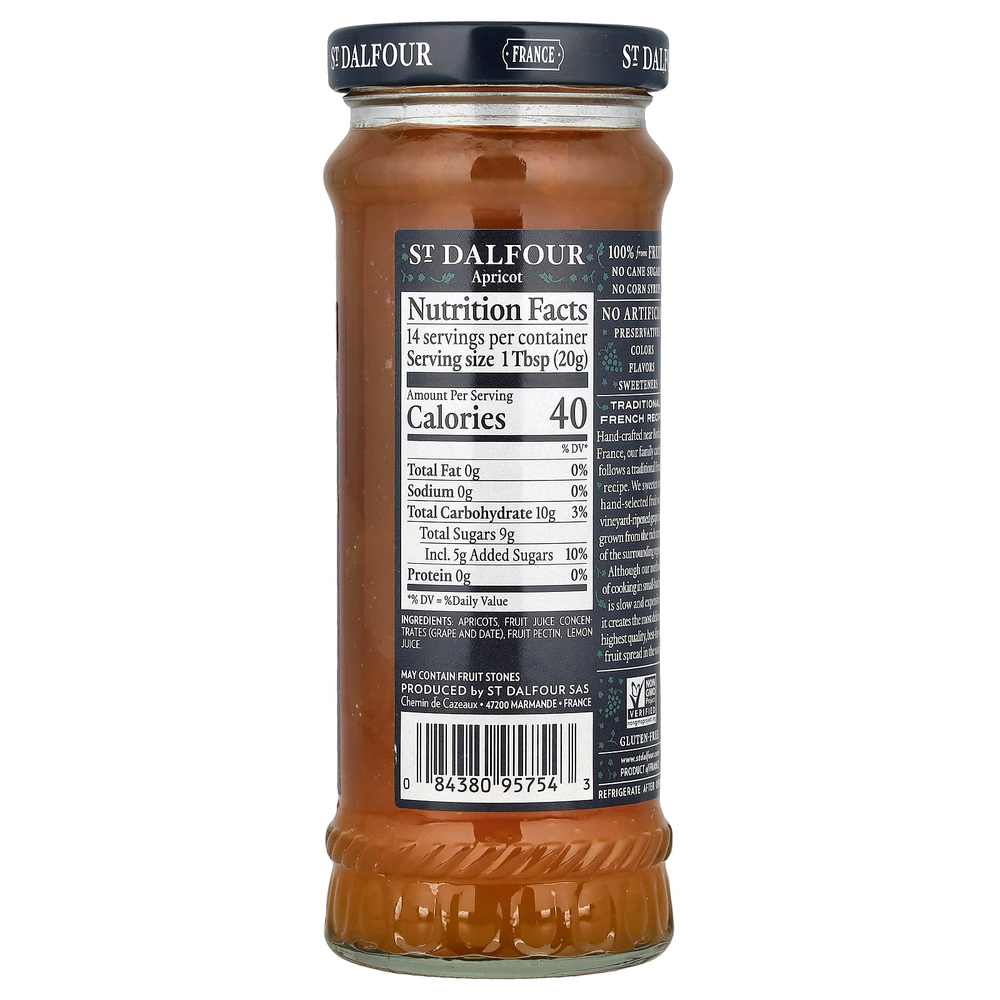 St. Dalfour, абрикосовая паста, 284 г (10 унций)