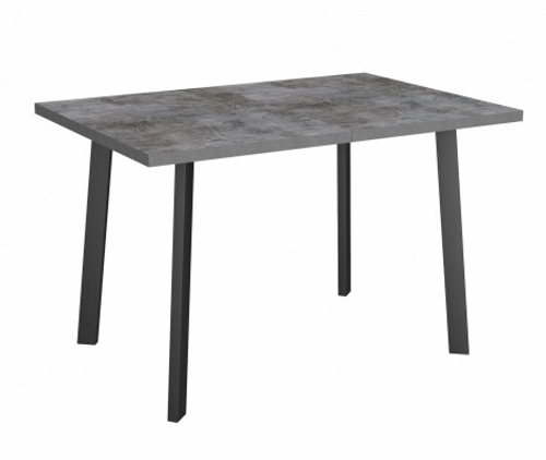 РОБИН Стол раскладной (корпус) (Винтерберг)/РОБИН ОПОРА (Черная прямая (М099 680 мм.RAL 9005))