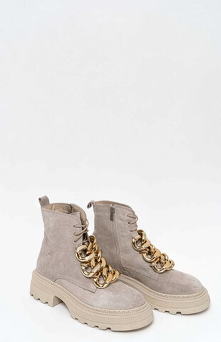 Ботинки замшевые на меху