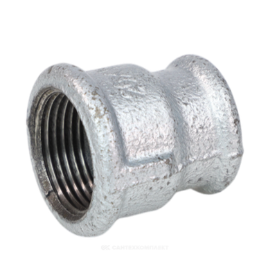 Муфта переходная чугун оц Ду 25х20 (1"х3/4") ВР Fittex