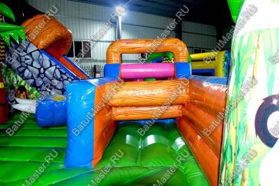 Надувной батут "В гостях у зебры"