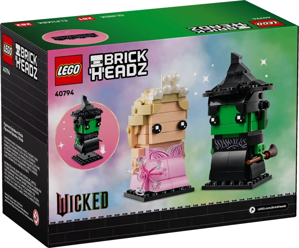 Конструктор LEGO Wicked 40794 Фигурки Эльфабы и Глинды