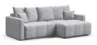 Угловой диван Босс Тренд Шенилл Клауд серый