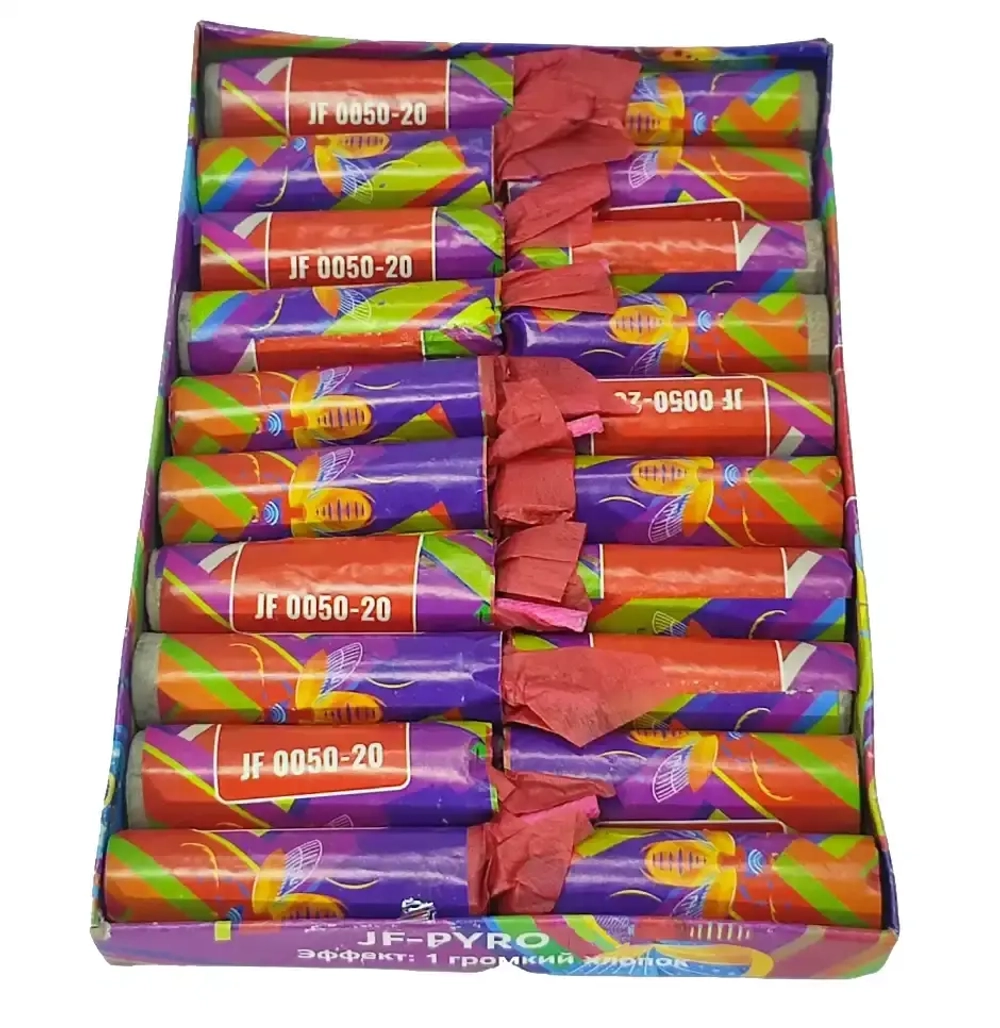 Купить петарды в Калининграде — JF 0050 Жуки от Joker Fireworks, упаковка 20 шт.