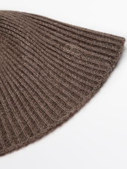 Massimo Dutti Панама из смесового кашемира, кротово-коричневый