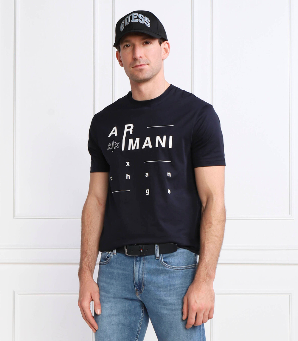 футболка Armani Exchange - темно-синий(3RZTFC ZJ9AZ)