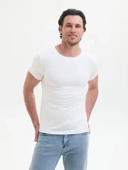 Футболка спортивная однотонная