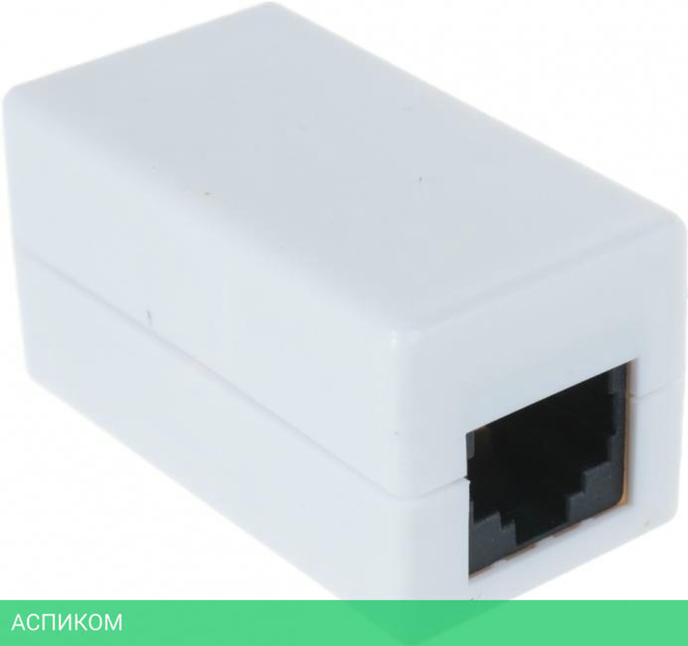Соединитель 2-х портов RJ-45, неэкранированный, категории 5е арт. TWT-CP45UTP5E