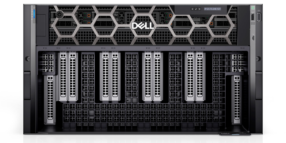 GPU‑сервер Dell с 8 ускорителями NVIDIA H100 (SXM)