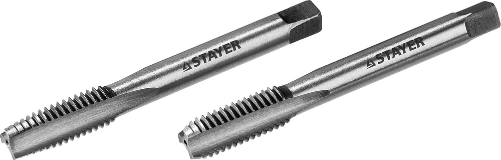 STAYER M10х1.5, комплект метчиков, 2 шт