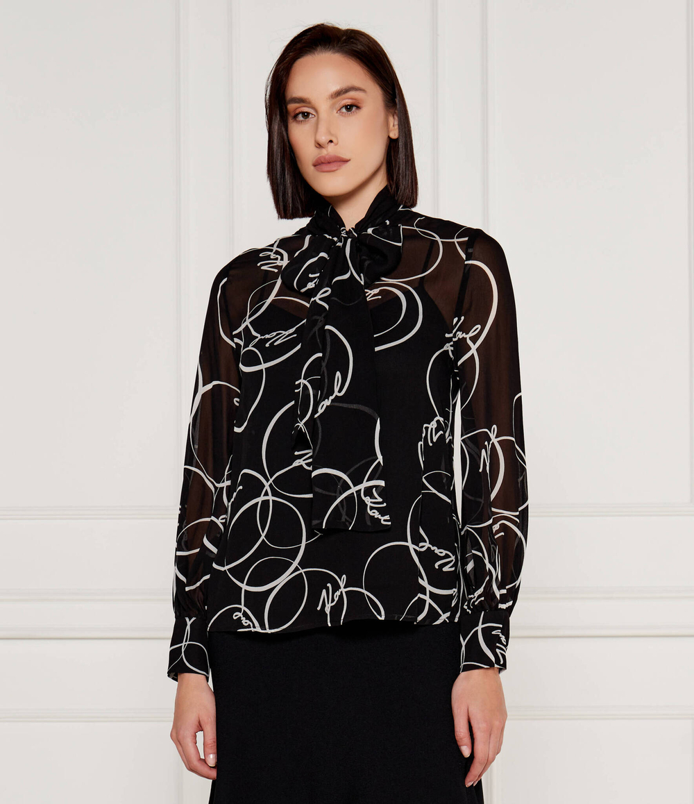 Рубашка Karl Lagerfeld - черный(245W1604)