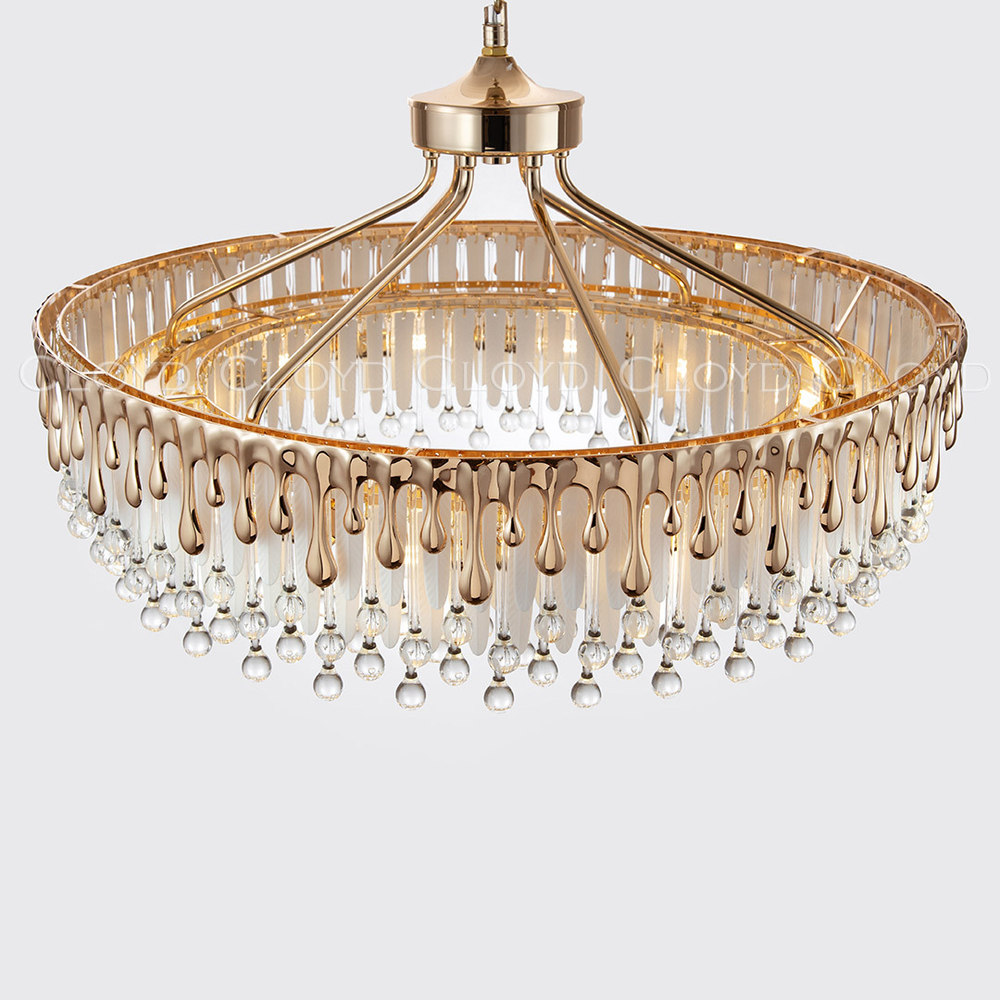 Люстра Cloyd CAPULETTI C12 / Ø80 см - золото (арт.11269)