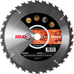 Пильный диск KRUGO 350x3,4/2,4x32Tx30mm, WA350032