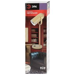 Настольный светильник ЭРА N-117-Е27-40W-BG бежевый | Настольные светильники под лампу