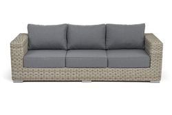 "Боно" диван из искусственного ротанга трехместный, цвет бежевый