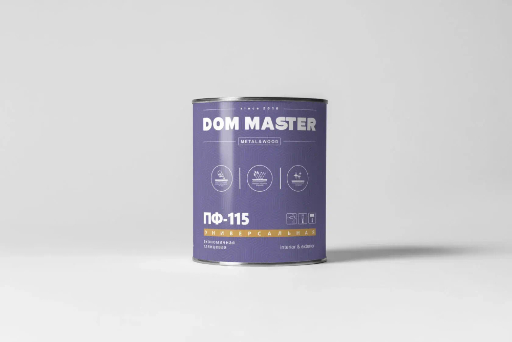 DOM MASTER Эмаль ПФ-115 Синяя 2,6кг (НОВОКОЛОР)