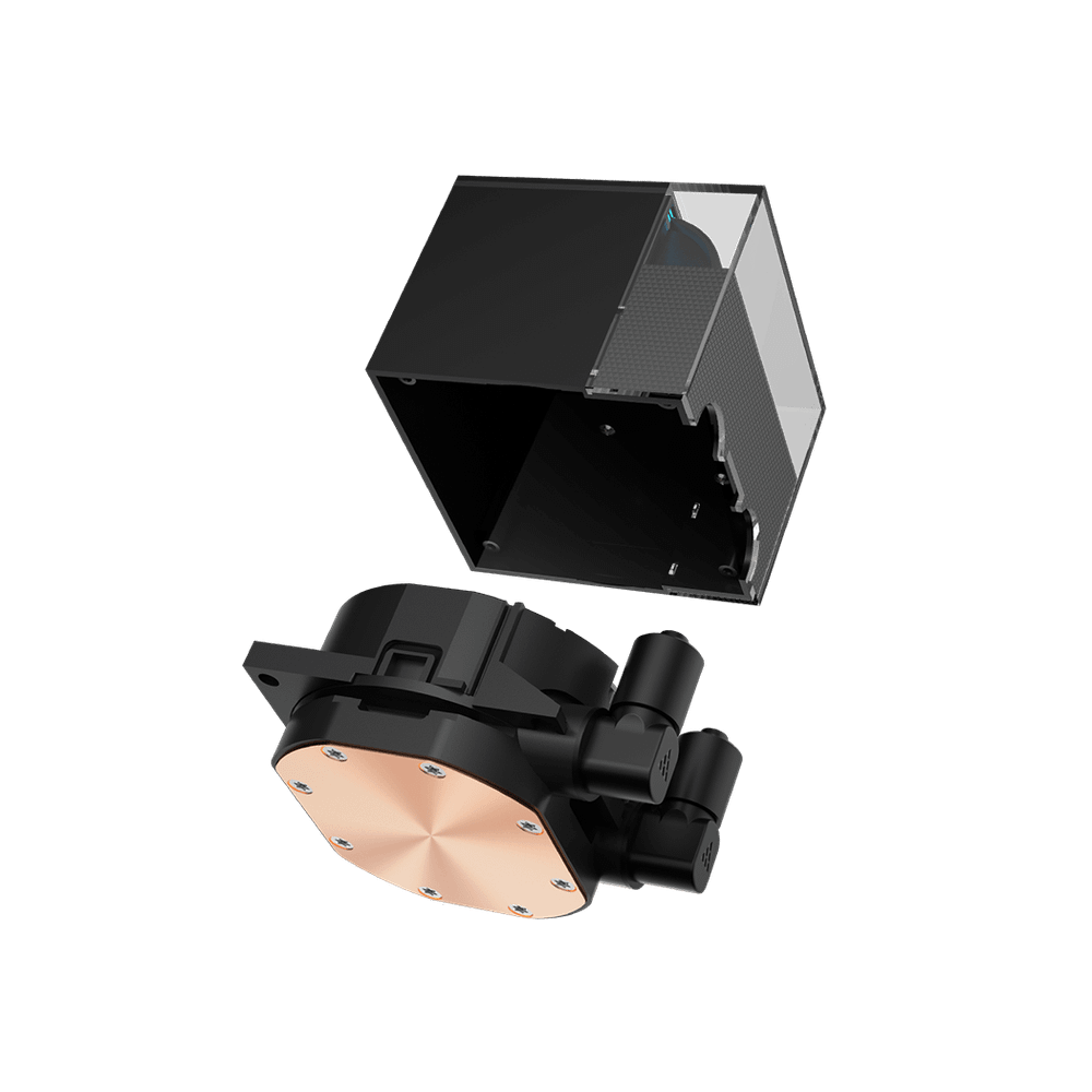 Водяное охлаждение для CPU PCCooler DS360 ARGB Display BK TDP 310W 115X/1200/1700/1851/AM4/AM5 Черн