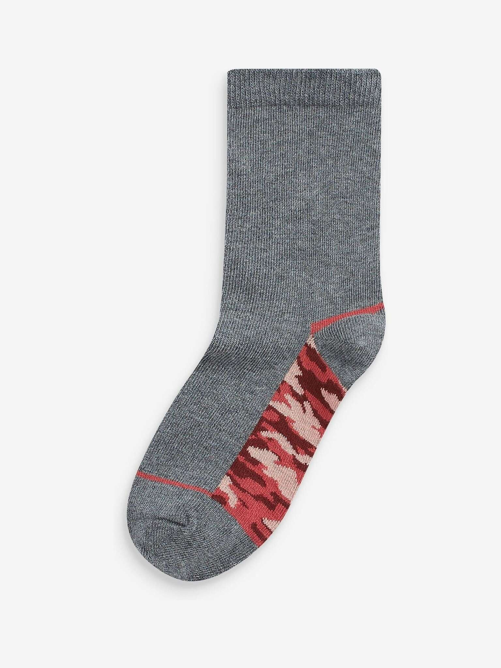 Носки хлопковые для мальчика Next 907-049, 7 шт., Серый