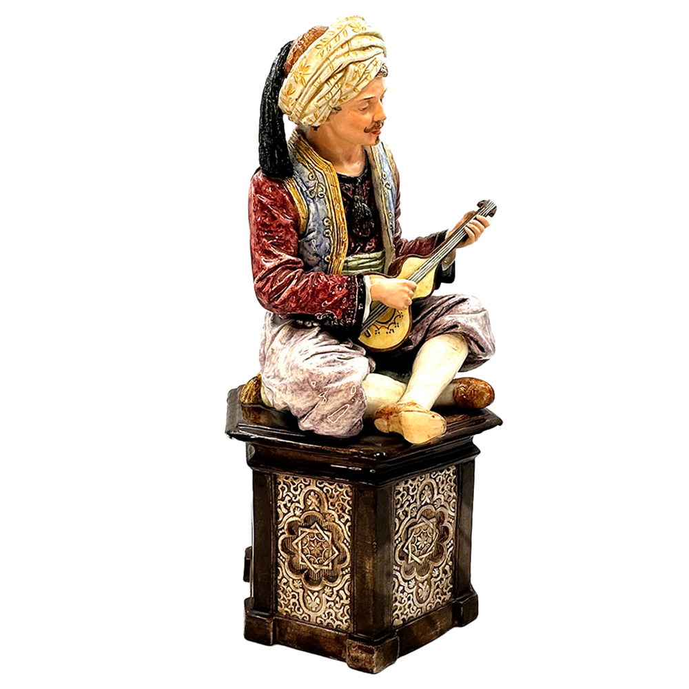 Восточные музыканты. Фарфор, майолика. Австрия. Гольдшайдер/Goldscheider. Втор. пол. XIX в.