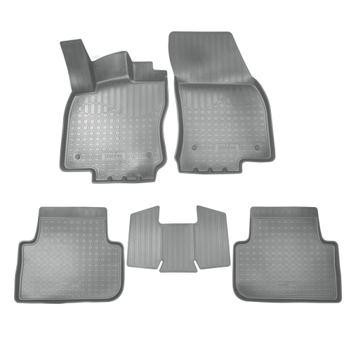 Ковры в салон Norplast/Unidec для Volkswagen Tiguan II (2016-)Полиуретан,Серый, арт.NPA11-C95-653-G
