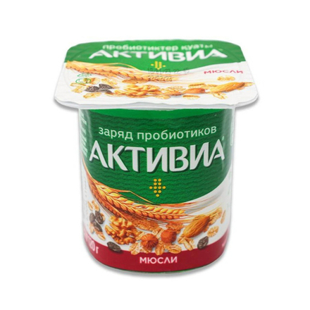 Биойогурт Активиа Мюсли 120 гр