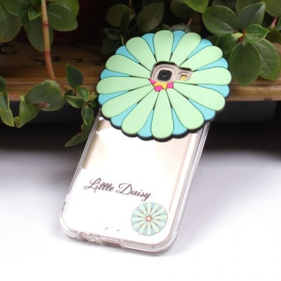 Силиконовый чехол "Цветы" для Samsung Galaxy J5 Prime, 009871