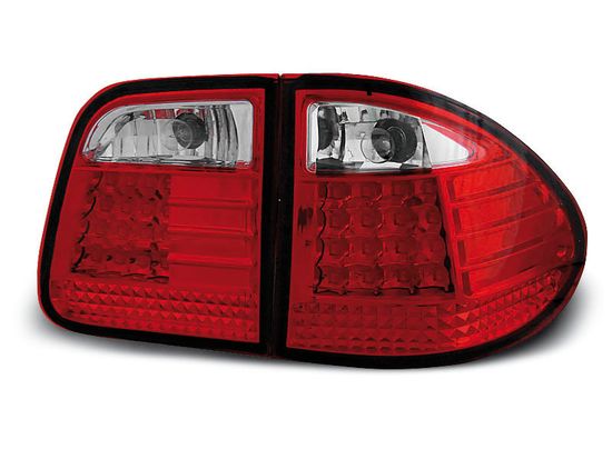 Задние фонари led red white для Mercedes E W210 kombi
