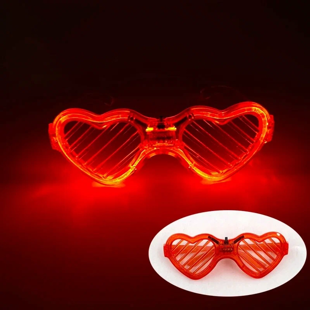 Светодиодные очки «Сердце»