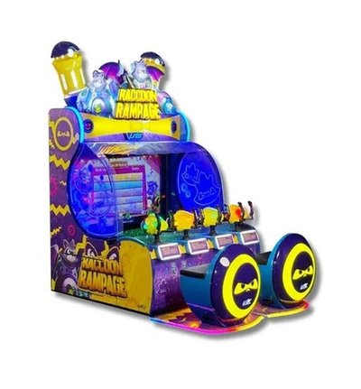 Аркадный водный тир на 4-х игроков «Raccoon Rampage»