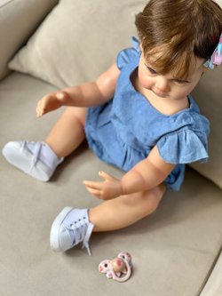 Кукла Реборн виниловая 55см в пакете (FA-039)