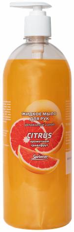 Дезон Жидкое мыло для рук «Sprinter Citrus» - 1 л (насос-дозатор)