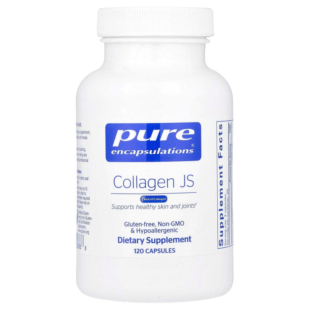 Pure Encapsulations, Collagen JS, 120 капсул (500 мг в каждой капсуле)