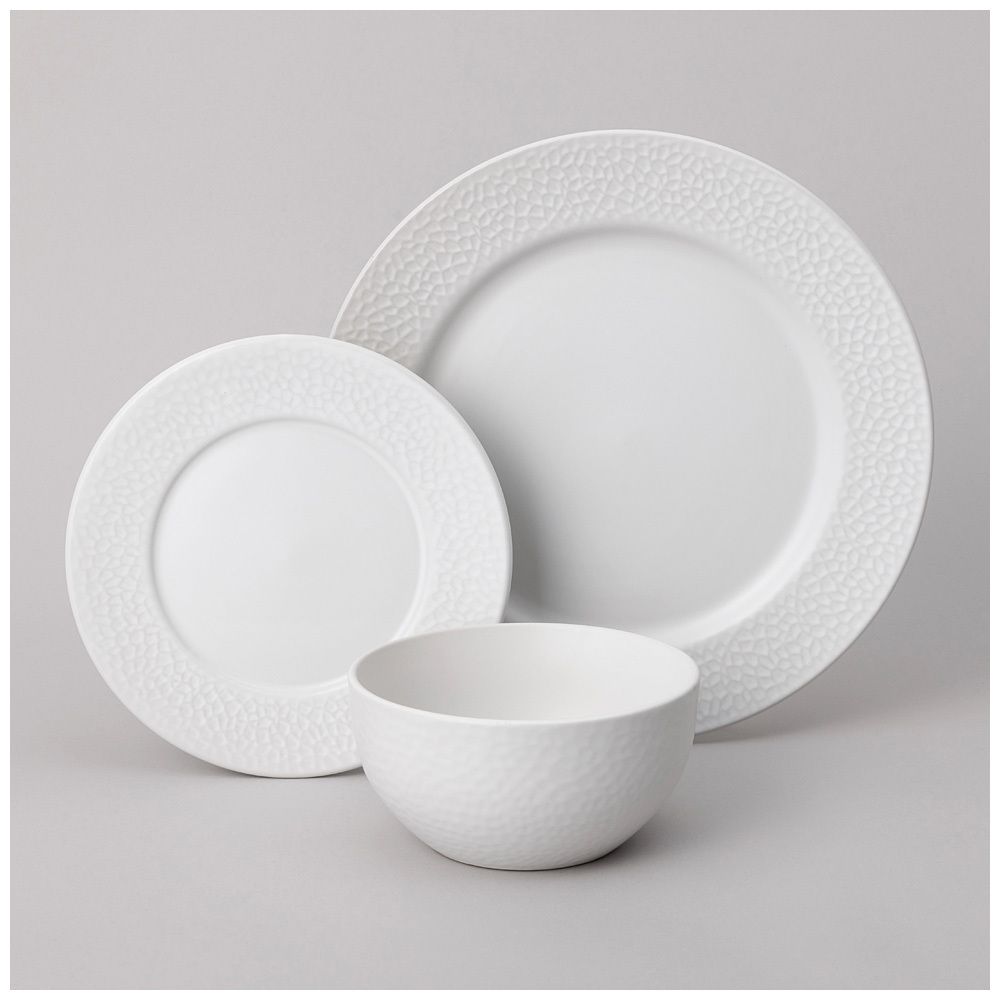 НАБОР ПОСУДЫ ОБЕДЕННЫЙ НА 4 ПЕР. 12 ПР. 720 МЛ 27,5х27,5х2, 19,2х19,2х0,9, 14,2х14,2х7СМ