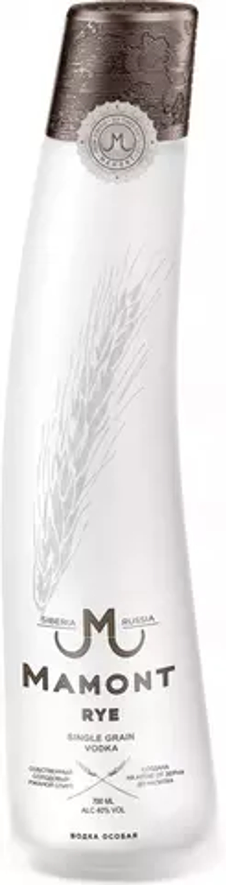 Водка Мамонт Ржаная