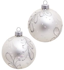 Элита НФШ-1436/1 Набор ел.украшений Шар 2шт «Метелица» 80 мм