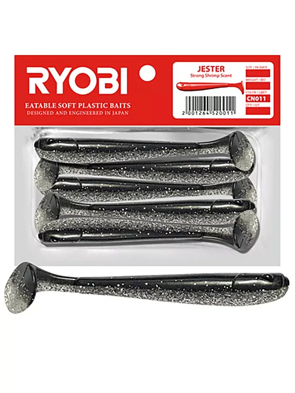 Мягкая приманка риппер JESTER (75mm), упк. 5 шт.