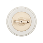 Рамка 1 постовая, керамика, цвет белый BF2-610-01