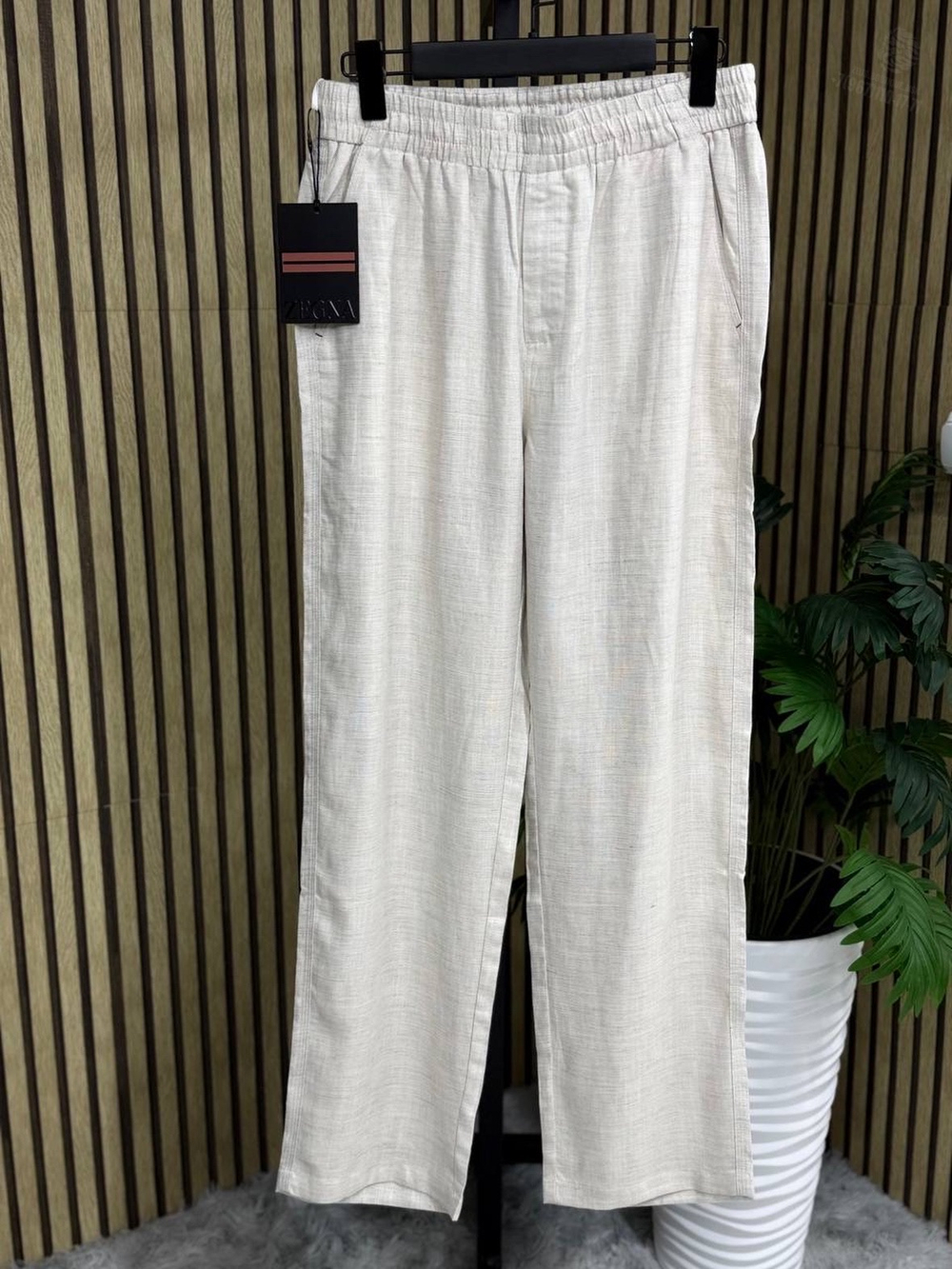 Льняные брюки Zegna