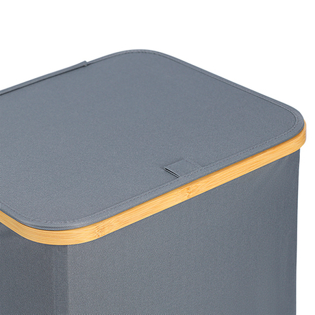 Корзина для белья 40x33x43см Smart Solutions Neat Mid серая