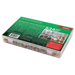 Шайбы алюминиевые и пробки маслосливные, набор 534пр. RockFORCE RF-06862