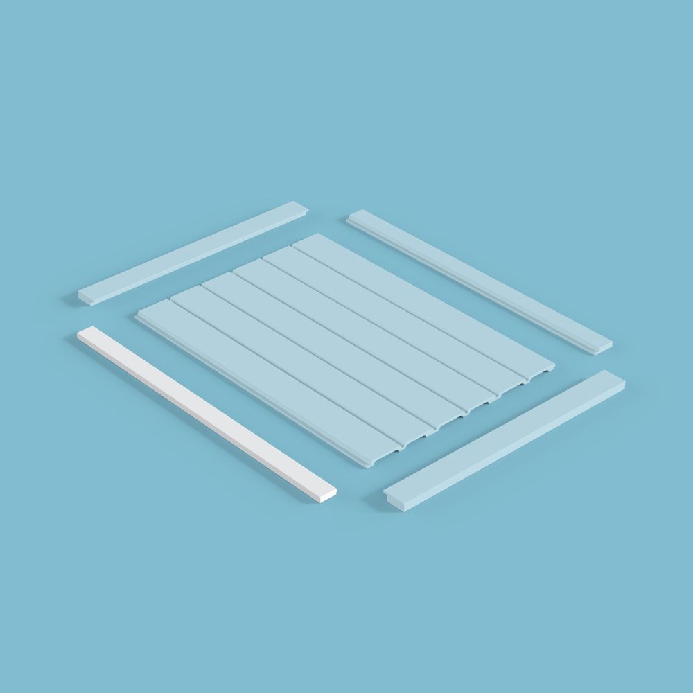 Молдинг финишный Ecopolymer, 38x12 мм