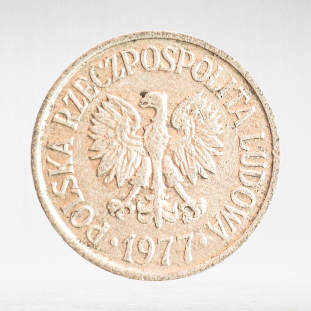 Poland, 20 Groszy, 1977, VF