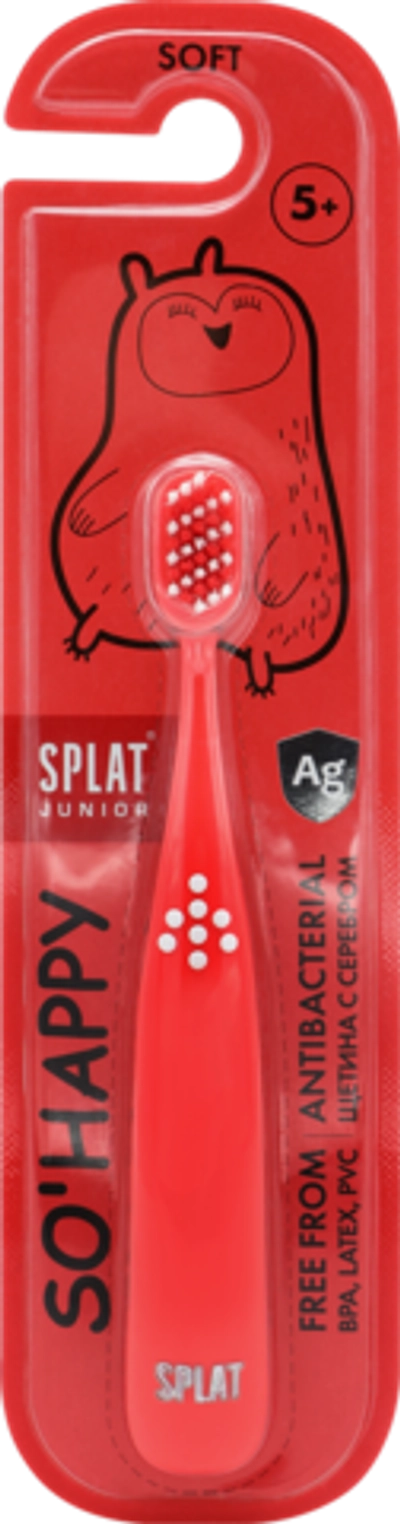 SPLAT Зубная щетка детская Junior с ионами серебра, с 5 лет, в ассортименте