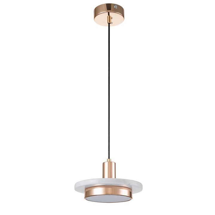 Подвесной светильник Escada 10260/1 LED*12W Gold/White marble